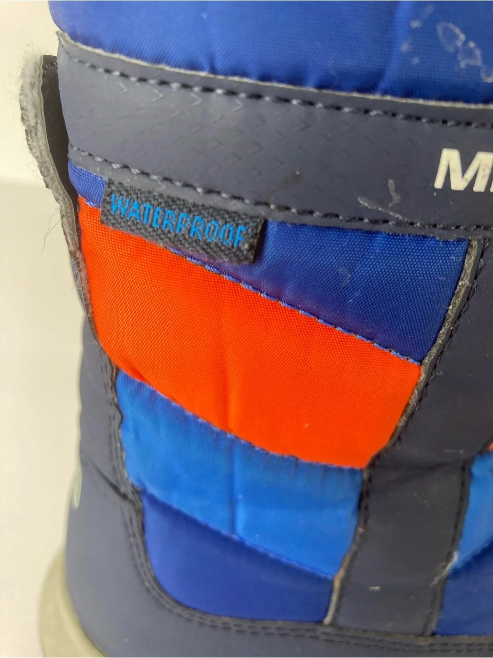 Merrell Kids' Waterproof Winter Boots Navy Blue Little Boy Size 1